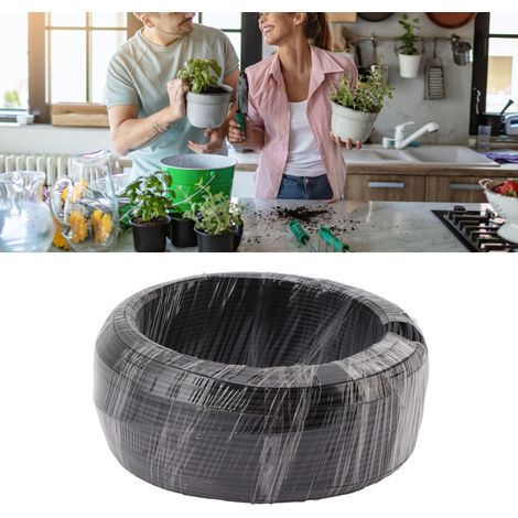 Fil de fer en aluminium noir pour bonsaï de jardin, 500 g, 3,5 mm (1/5)