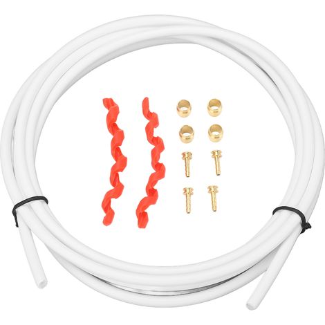Convient aux kits de durites de freins hydrauliques pour vélos, résistant à la chaleur, à l'huile minérale, blanc DOT. (1/5)