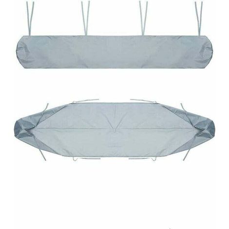 Sac de Protection pour Store Banne 4m Gris Housse de Rangement pour Banne Manuel Rétractable Housse de Protection Anti-poussière imperméable pour auvent de terrasse