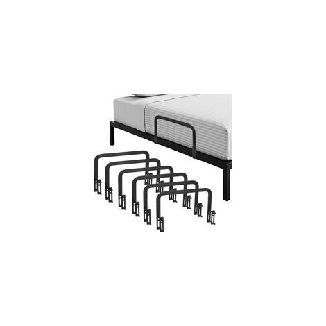 Lot de 6 supports de matelas antidérapants en métal pour lits réglables, empêche le glissement (1/5)