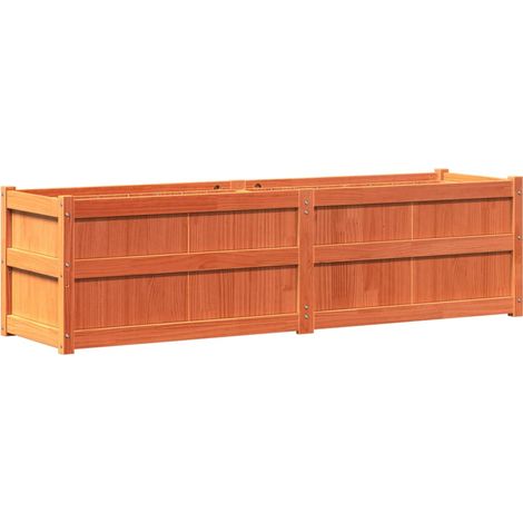 Maison Exclusive - Fioriera Giardino Marrone Cera 180x50x50 cm Legno Massello Pino