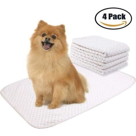 Alèse Lavable, Tapis Educateurs Chien - Couche Absorptif - Pipi Coussinets Réutilisable pour Apprentissage de la Propreté (50X70) (1/4)