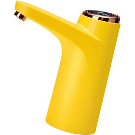 Pompe à eau portable, distributeur d'eau électrique USB, pompe à eau automatique portable, seau jaune (1/4)