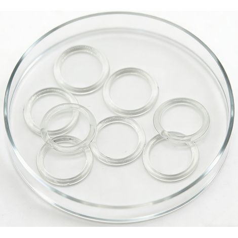 100-pack PC transparent Roman blind gaskets, Christmas holiday supplies, decorative pads (1/5)