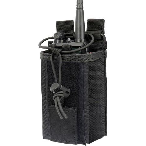 Applicable Étui de Radio Tactique Porte Radio Housse, Sac pour Talkie-walkie, Support Radio Molle, Multifonctionnelle Talkie Walkie Pochette réglable pour Gilet, Support pour Talkie-walkie (1/5)