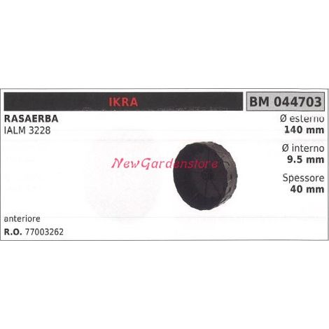 Rueda delantera IKRA cortacésped IALM 3228 044703