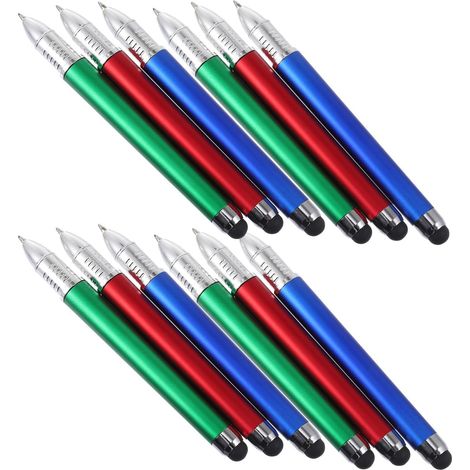 Lot de 10 Stylets Tactiles pour Tablette en Plastique, Faciles à Tenir, Résistants aux Rayures, pour Dessiner sur Écran Tactile Couleur Aléatoire (1/5)
