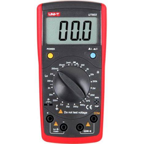 Uni-T UT-603 multimetro digitale nero preciso e compatto