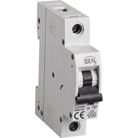 Leistungsschalter 1P C 6A 6kA AC KMB6-C6/1 VDE 23157