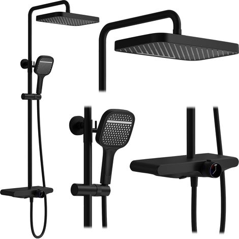 REA DUSCHGARNITUR BARI BLACK