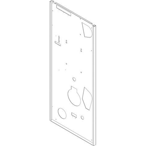 Pièce de rechange BOSCH TTNR : 8738804937 Panneau arrière CLA-1 75-100 (r) everp