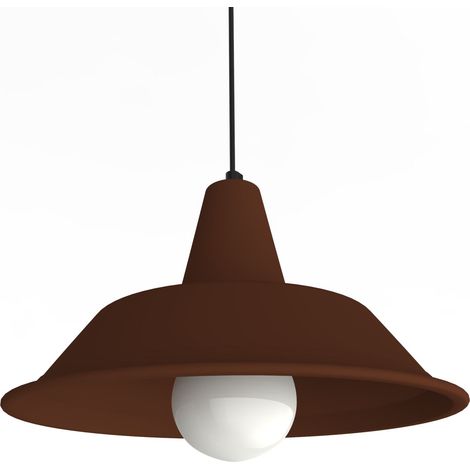 LUMICOM  DUNA Sospensione, 1XE27, max 42W, metallo, corten, D.35cm
