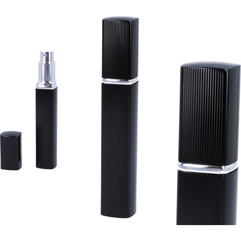 Contenitore atomizzatore per profumo, liquido antibatterico, in cartone ondulato nero (1/5)