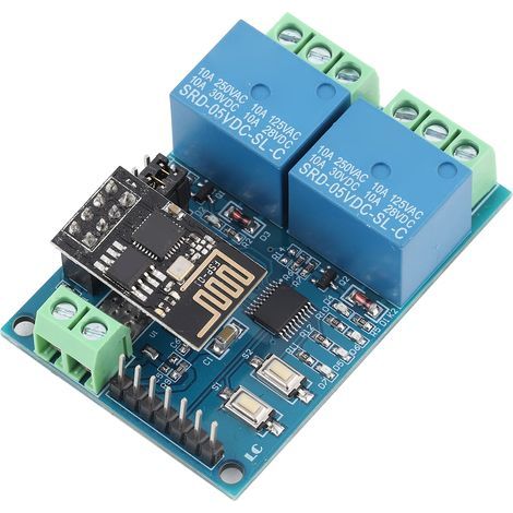 ESP8266-Modul, WLAN-Relaismodul, schnelle Reaktionszeit, Smartphone-App, Fernsteuerung für Zuhause (1/5)