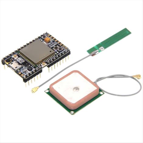 Trasmissione wireless di SMS/voce/dati + geolocalizzazione GSM/GPRS + GPS/BDS