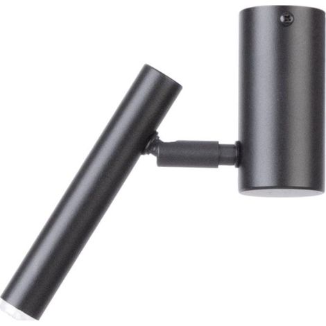 Spot plafond moderne orientable noir 20cm G9 Sigma