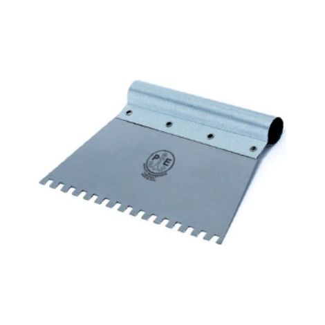 Spatole per bostik c/impugnatura tubolare 542 pavan 200 mm - dentatura a greca conf. da 6 pz (1/2)
