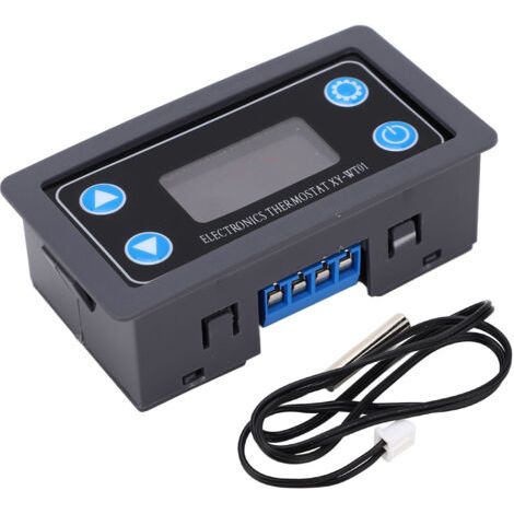 QORVA-Module de contrôleur de température numérique LCD, alarme sonore et visuelle, Transmission de données, Thermostat électrique 250vac (1/5)