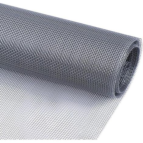 Grillage métallique en acier inoxydable Maille fine Rouleau de filtre Feuille 304 30 mesh Treillis métallique pour portes -Repousse les souris les insectes et les serpents 100 x 150 cm (1/5)