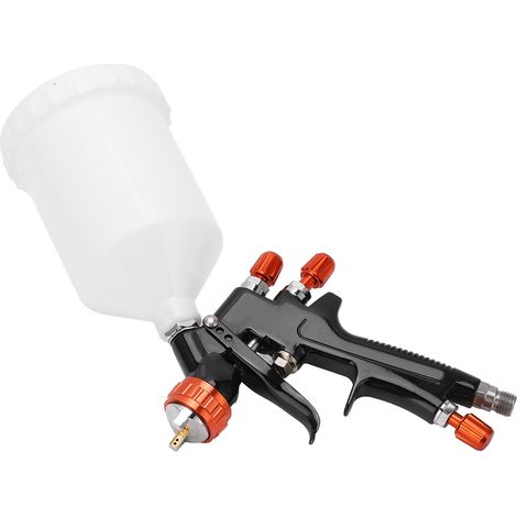 Kit pistolet à peinture haute atomisation avec buse de 1,3 mm pour retouches d'apprêt et de vernis transparent automobile (1/5)