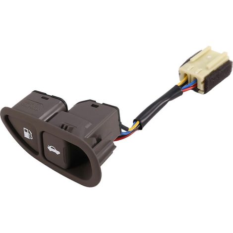 Bouton de commande du couvercle de coffre arrière et du bouchon de réservoir de carburant pour Hyundai Sonata EF 2001-2005 93555-3D010 935553D010 (1/5)