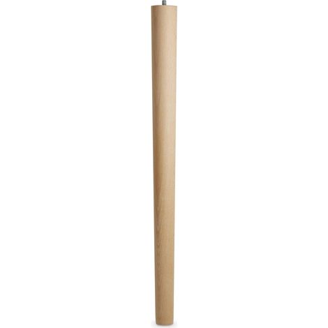 Tischbein Buche massiv Ø 60/40 mm Höhe 710 mm (1/4)
