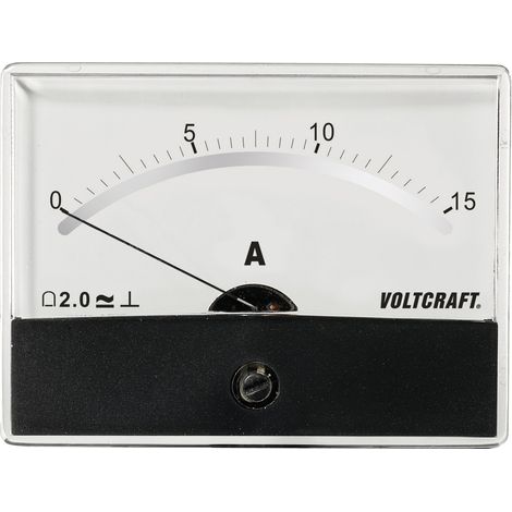VOLTCRAFT AM-86X65/15A/DC AM-86X65/15A/DC Einbau-Messgerät AM-86X65/15A/DC Drehspule (1/3)