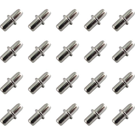 Lot de 20 Support Etagere 5 mm-Supports d'étagère-Taquets pour étagères-Support de planche-pour Meubles, Armoires. (1/5)