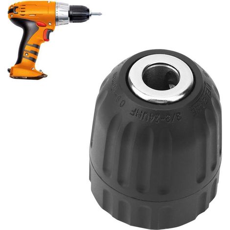 SJLERST 3/8" x 24 UNF Metallbohrfutter, Bohrzubehör 0,8 mm–10 mm Schnellspannbohrfutter für Handbohrmaschinen (1/5)