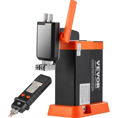 VEVOR Saldatrice a Punti a Batteria, Accumulatore di Energia da 14,5 kW con Penna per Saldatura 73B, Saldatura a Punti 801D 2 Modalita di Saldatura per Nichel Puro da 0,1-0,3 mm, Batterie (1/5)