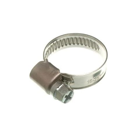 Lot de 6 colliers de serrage résistants aux intempéries de type Jubilee avec revêtement BZP 16-25 mm (1/2)