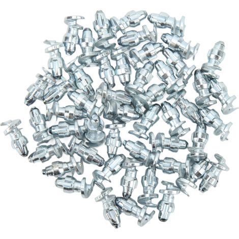 50 goujons de pneu en acier tungstène pour chargeuse compacte, tracteur, chariot élévateur, moto et véhicule tout-terrain (1/5)