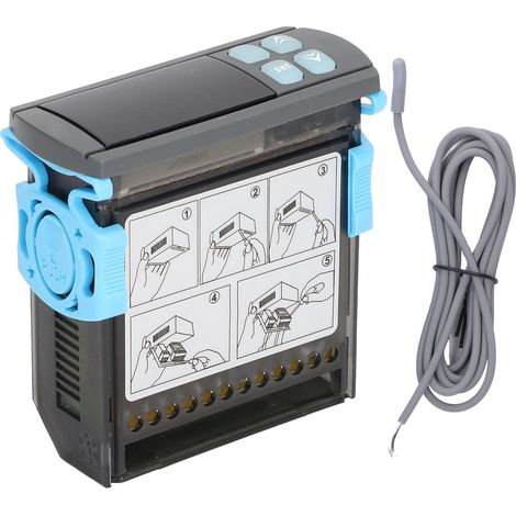 Régulateur de Température Numérique Étanche AC220V pour Chauffage et Refroidissement Universel (1/5)