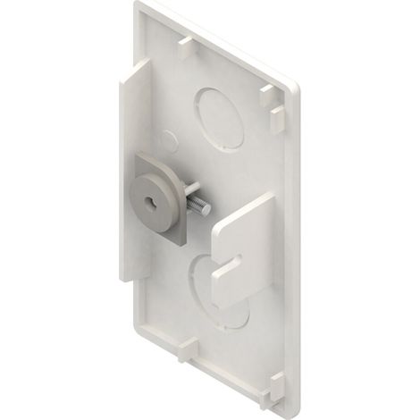 HKL Endstück rws 60x150 RAL9010 EG60150.3 (1/2)