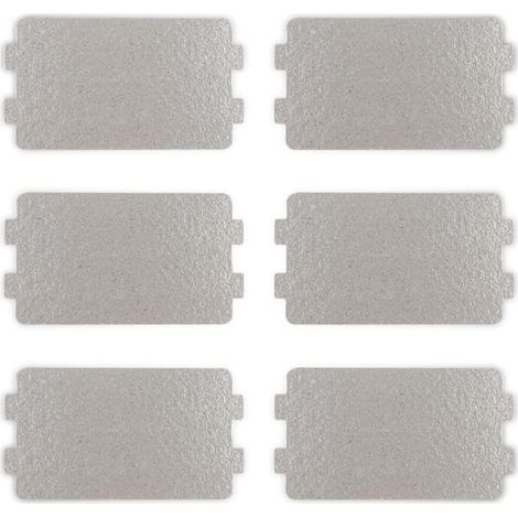 Plaques de mica de protection pour guide d'ondes micro-ondes (6,4 × 11,7 cm) - Accessoires de réparation et de remplacement (1/2)