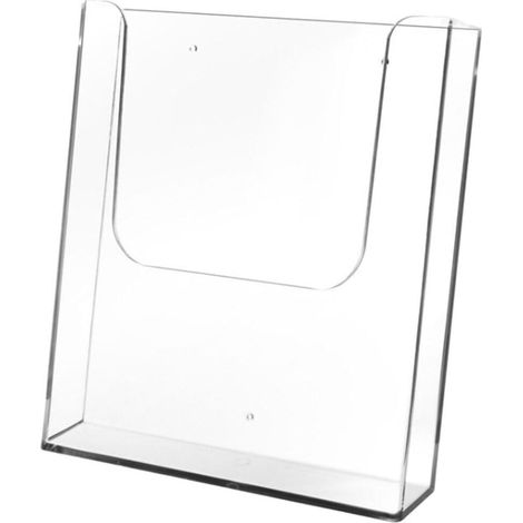 1pc porte-fichiers en acrylique support de fichiers Transparent porte-fichiers mural porte-fichiers de magazines gestionnaire de fichiers de bureau dépliants support brochures (1/5)