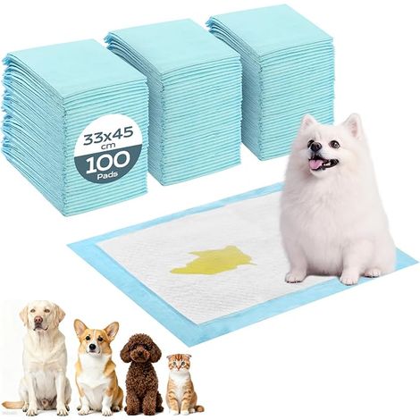 Absorbent Dog Mat, 33 x 45 cm Disposable Mattress Pad for Puppies, Seniors and Incontinence Care (1/5)