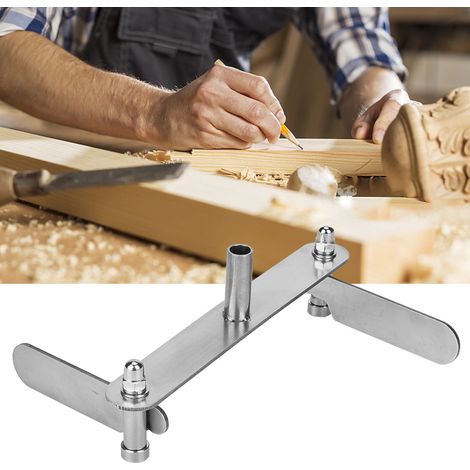 Zentrierhilfe für die Holzbearbeitung, Anreißlehre, Zeichenwerkzeug, Zentrierspitze (40100 mm) (1/5)