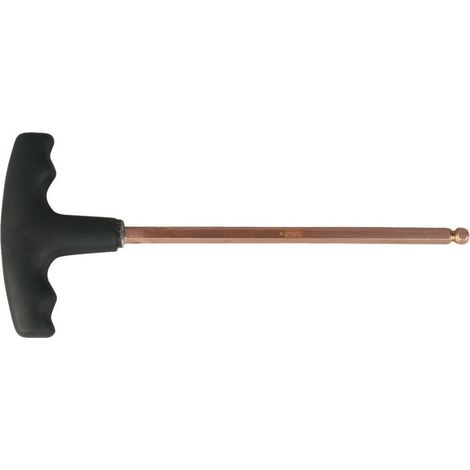 KS Tools BERYLLIUMplus Innensechskant-Winkelstiftschlüssel, T-Griff 3 mm ,mit Kugelkopf - 962.0960