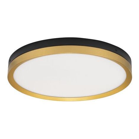 [NEUWERTIG] B-Ware Nova Luce Deckenleuchte Deckenlampe LED CANTRIA Schwarz Warmweiß 40cm 31W Lampe (1/2)