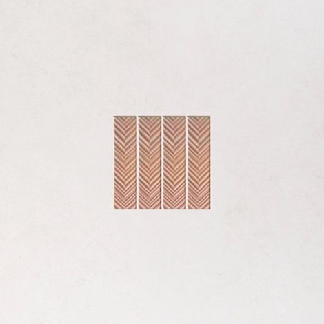 Carrelage Relief DUST Blush 5x20cm Chevron Mate