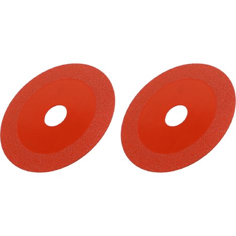 2 disques à polir et à découper, abrasifs diamantés, largeur 15 mm, diamètre intérieur 20 mm, diamètre extérieur 100 mm, épaisseur 1 mm, pour le polissage des carreaux de céramique, du jade, du crista (1/5)