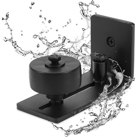 SWANEW Sistema di porte scorrevoli Sistema di porte scorrevoli Ferramenta per porte Guida per porte Maniglia per porte in legno Guida per pavimenti-11.5 cm (1 pezzo) (1/5)
