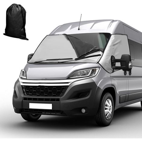 Frontscheibenabdeckung für Peugeot Boxer, Fiat Ducato, Citroen Jumper 2006-2025, abnehmbar, Ganzjahresschutz (1/5)