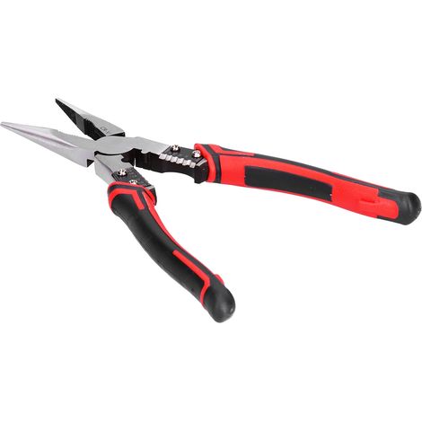 Pinces coupantes latérales 230mm en acier chrome vanadium, coupe-fil à 5 positions pour travaux de précision (1/5)