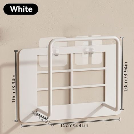 Soporte para router de 2 piezas / Soporte para habitación / Estante para decodificador / Soporte de pared. Adecuado para la sala de esta,2 piezas (1/5)