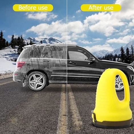 Grattoir à Glace électrique, USB Charger Dégivreur électrique avec 3000mAh Batterie pour Fenêtre de voiture Pare-brise (1/4)