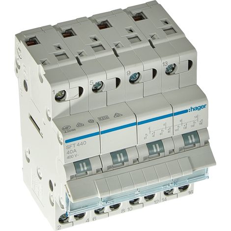 Interruttore modulare I-0-II 4P 40A SFT440 (1/2)