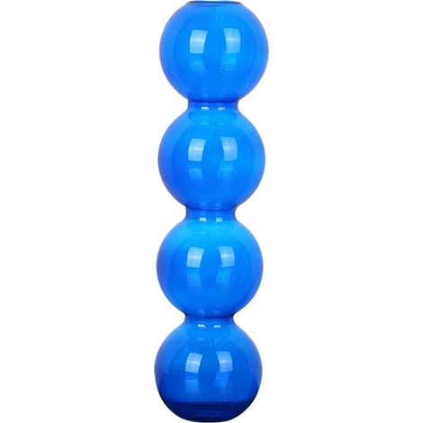 Vase Hydroponic Unique "Glass Collection" Design Elegant with White, Green, Orange, Blue, Grey, Golden, Pink Colors, Height 17cm/22.5cm, Diameter 6cm, Perfect for Home Décor, Wedding Gift, Christmas,  (1/5)