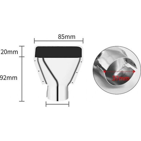 Ugelli in acciaio inox resistenti al calore per pistole ad aria calda – Kit universale di 6 ugelli professionali